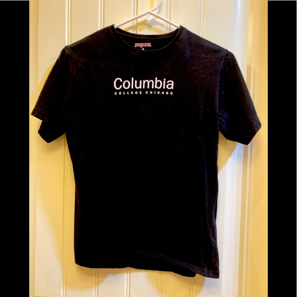 Women’s black Columbia cotton t-shirt, S
